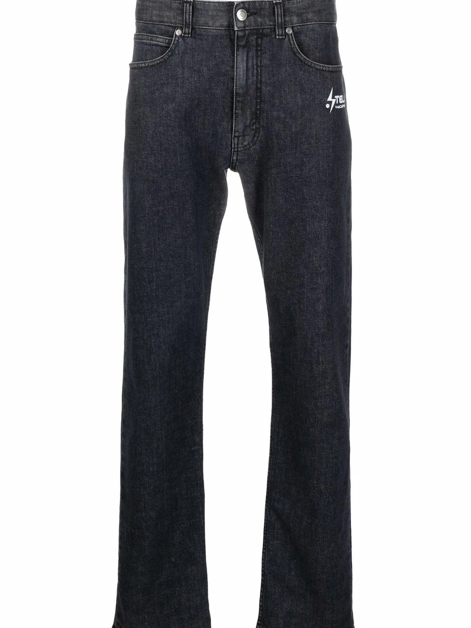 Cheap jeans Stella Women logo-print McCartney straight-leg 0822